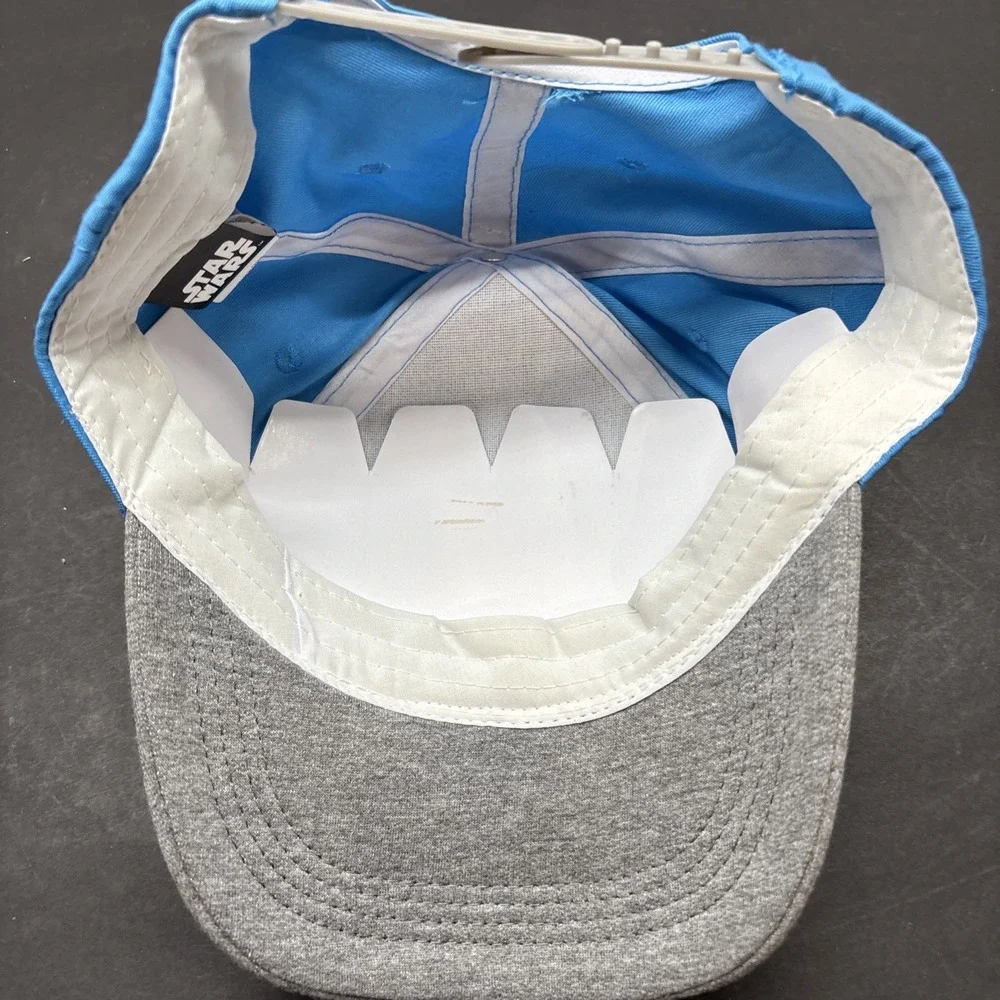 Disney Star Wars Kids Snapback Hat Adjustable Blue Grey Childrens Baseball Cap
